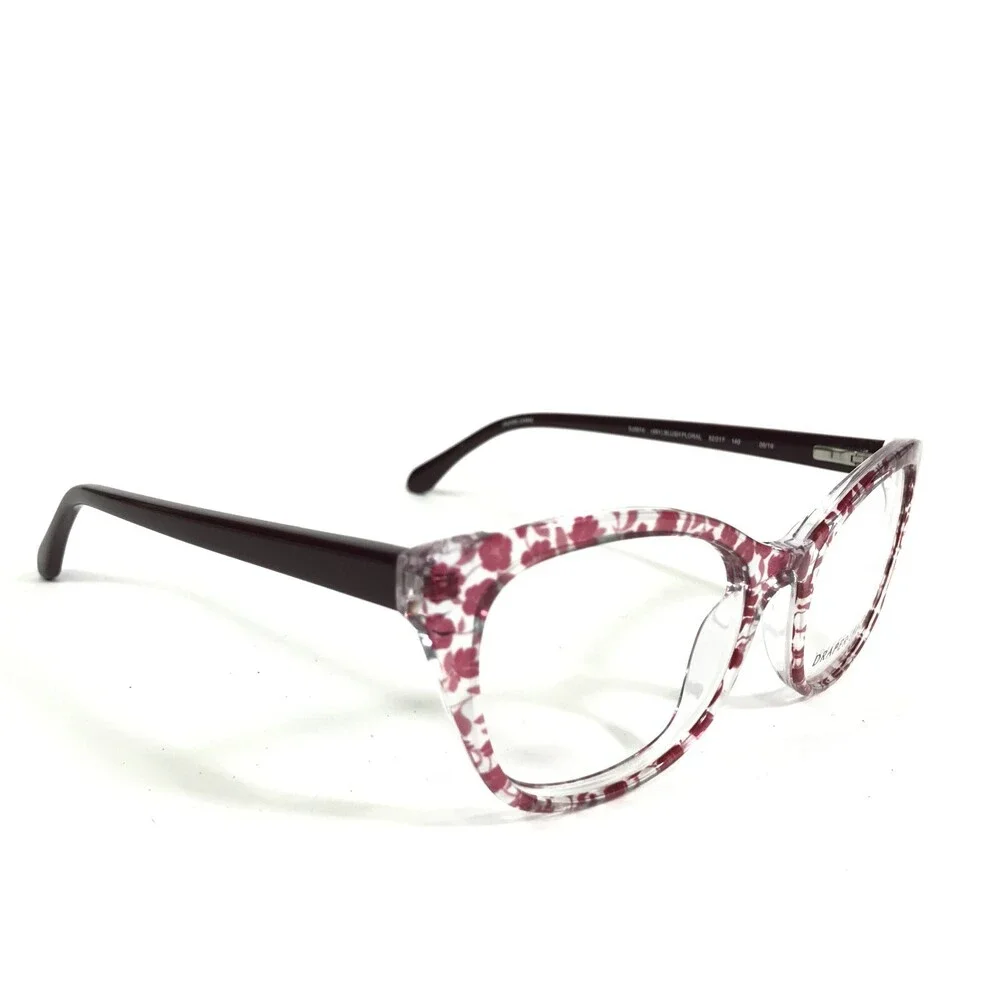 Draper James Eyeglasses Frames DJ5014 651 BLUSH FLORAL Red Clear 52-17-140